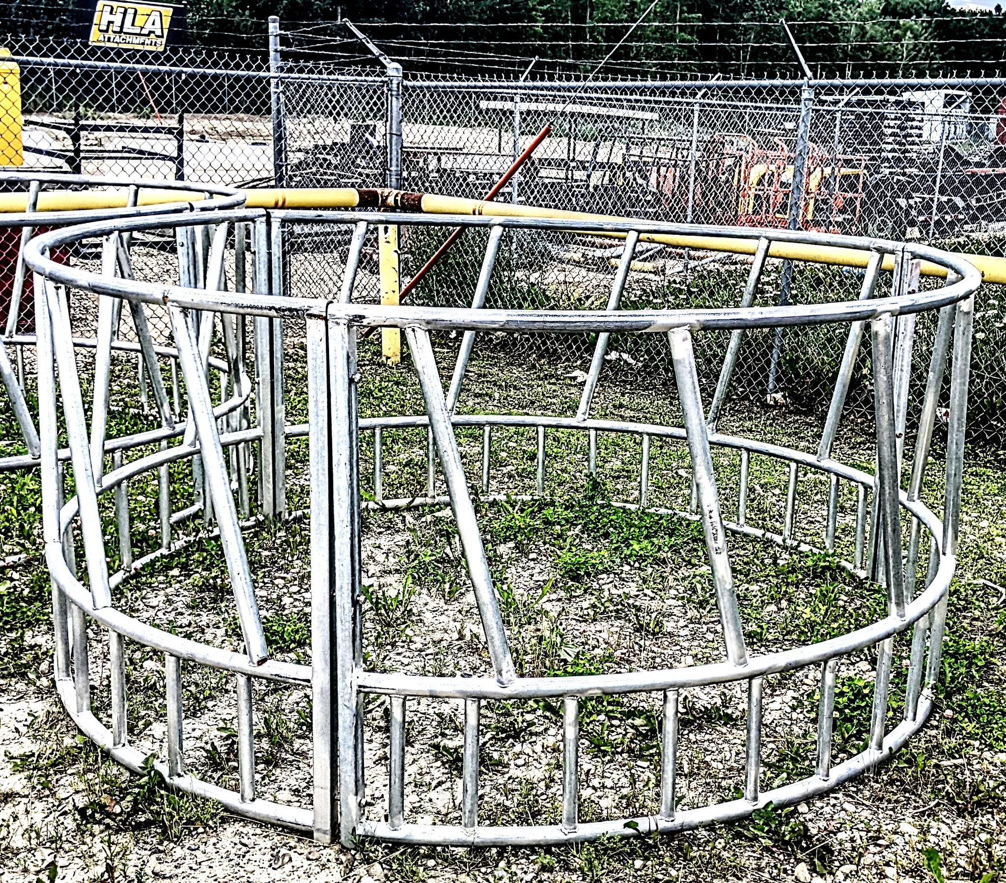 Hay feeder and barn supplies