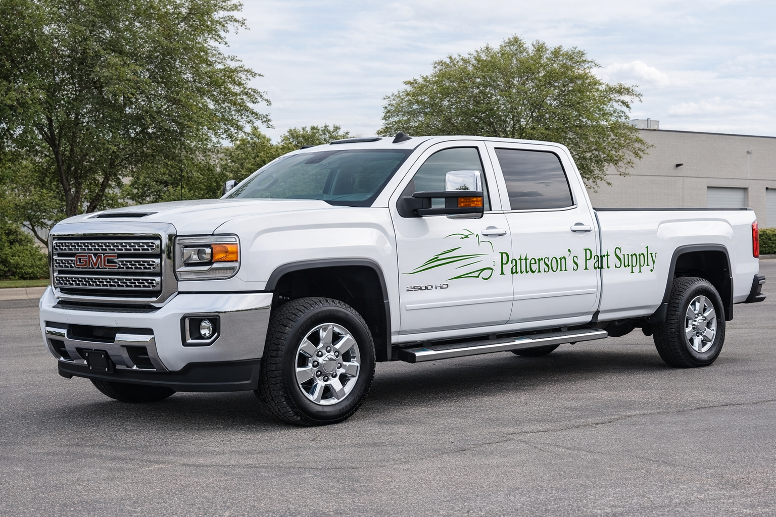 Patterson's delivery truck