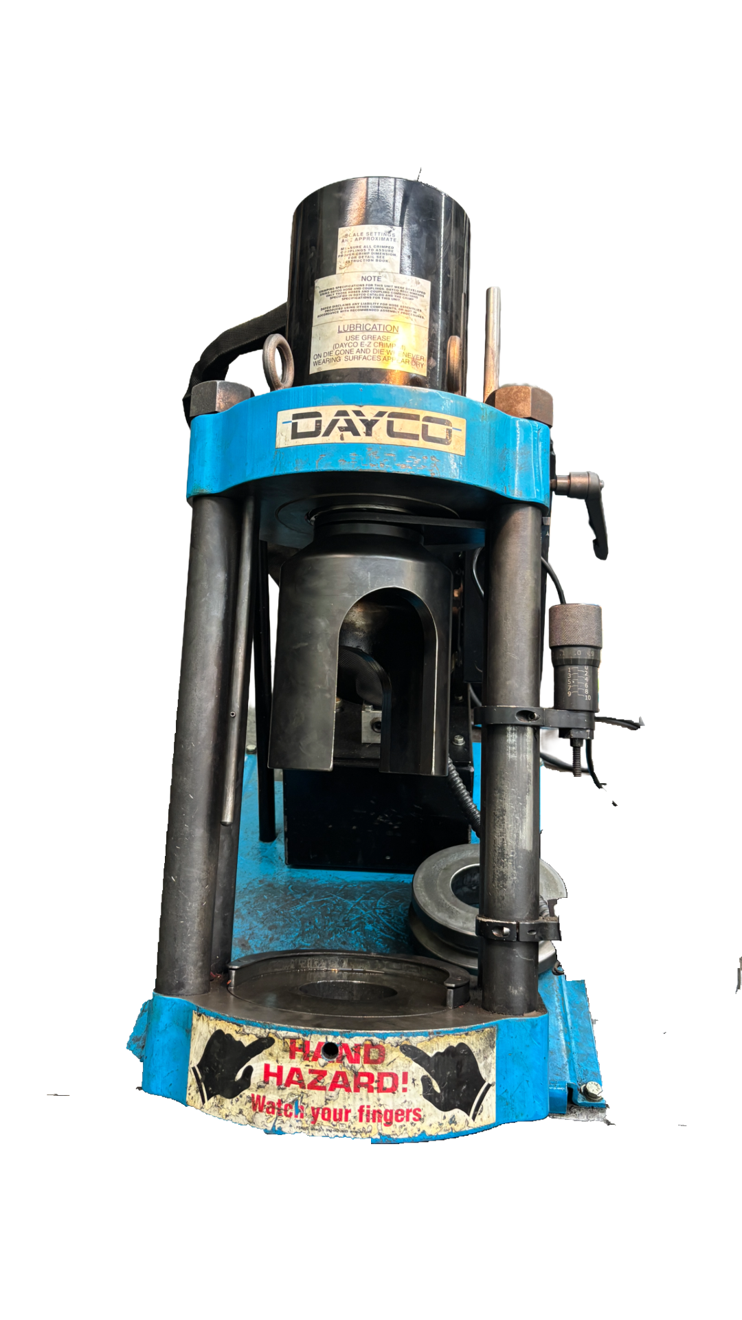 Hydraulic hose machine